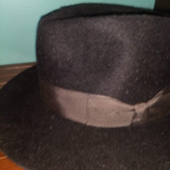 Custom 100% Beaver Western Weight Shag Fedora from Falcon Park Hattery, 609 mm - Picture 6 of 7